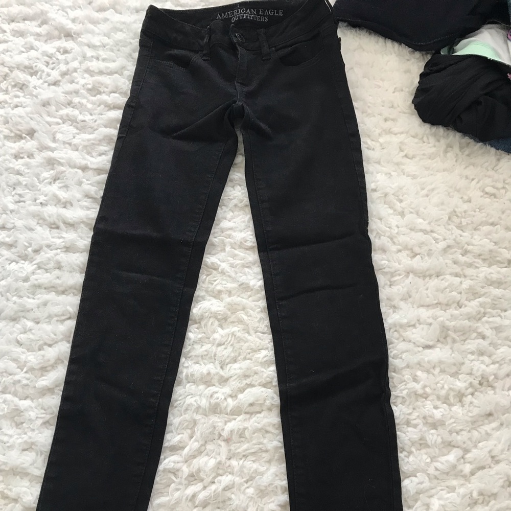 American Eagle Black Skinny Jeans